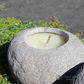 Stone Candle Bowl
