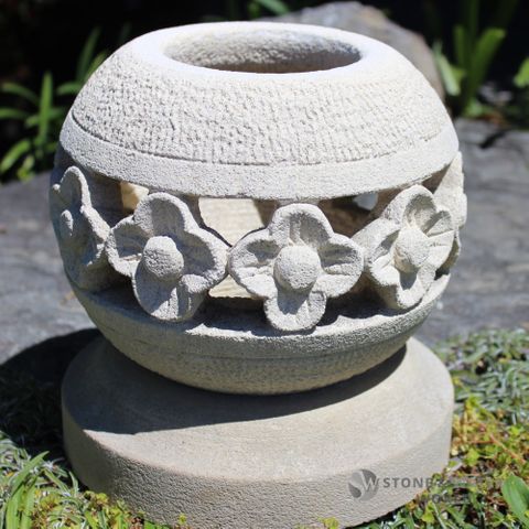 Small Round Frangipani Lantern