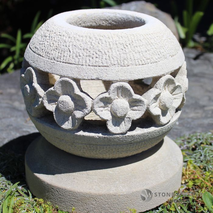 Small Round Frangipani Lantern