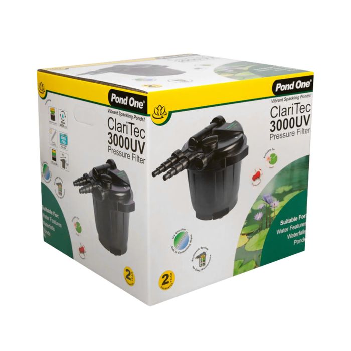 ClariTec Pressurised UV Filter (3,000L/h)