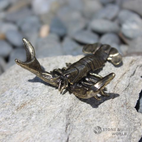 Small Brass Lobster