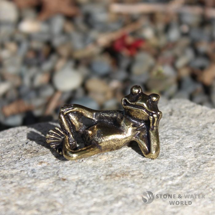Small Brass Frog