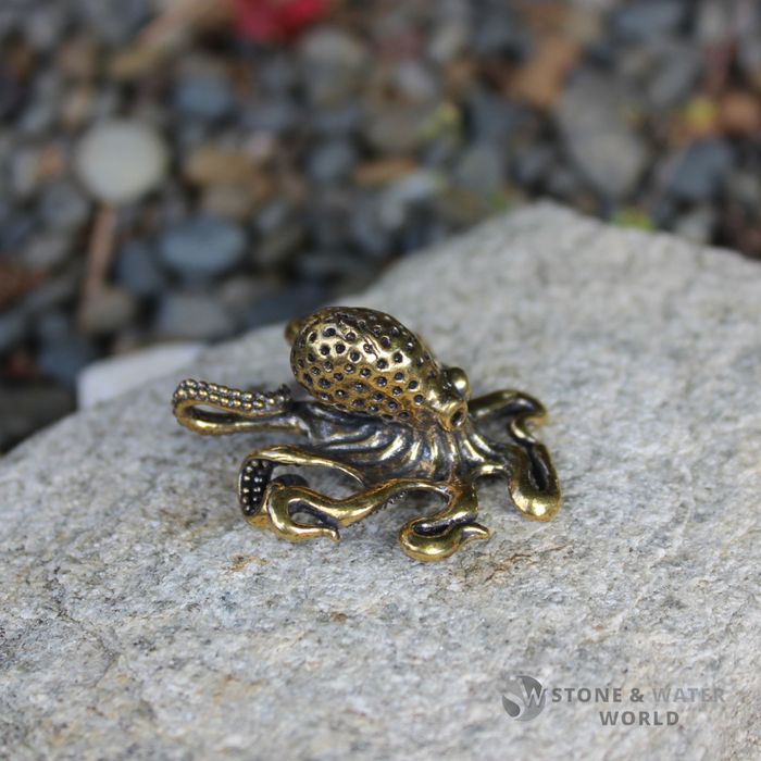 Small Brass Octopus