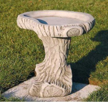 Log Birdbath