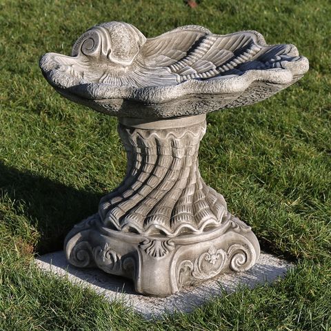 Shell Birdbath