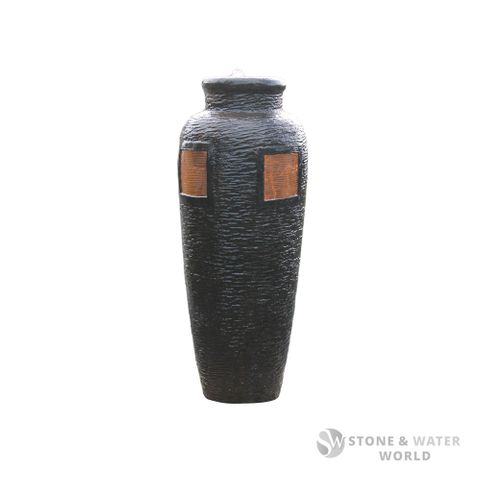 Medium Copper Inset Urn