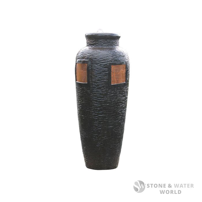 Medium Copper Inset Urn