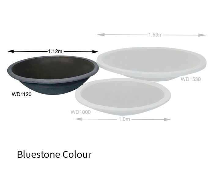 adwater® Water Dish | Medium (Bluestone)