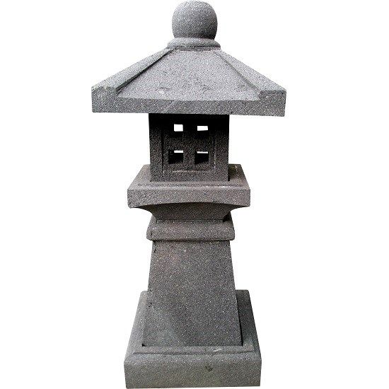 Tall Lavastone Lantern