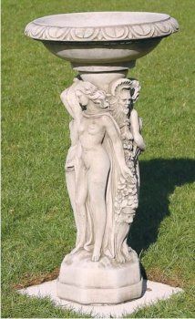 Three Graces Birdbath