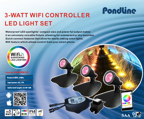 Set of LED Lights with Wifi Control
