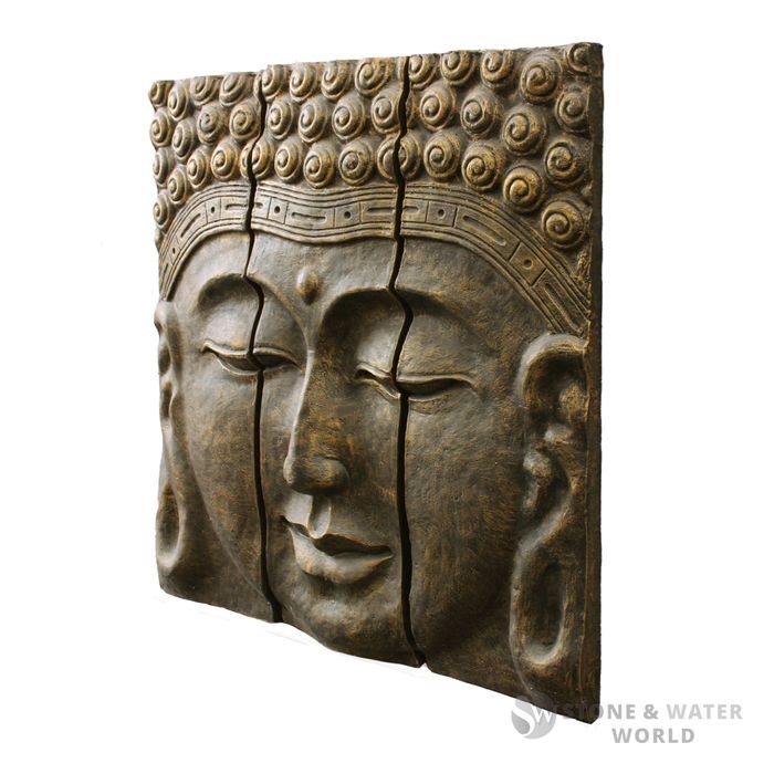 3 Piece Buddha Wall Art (Large)