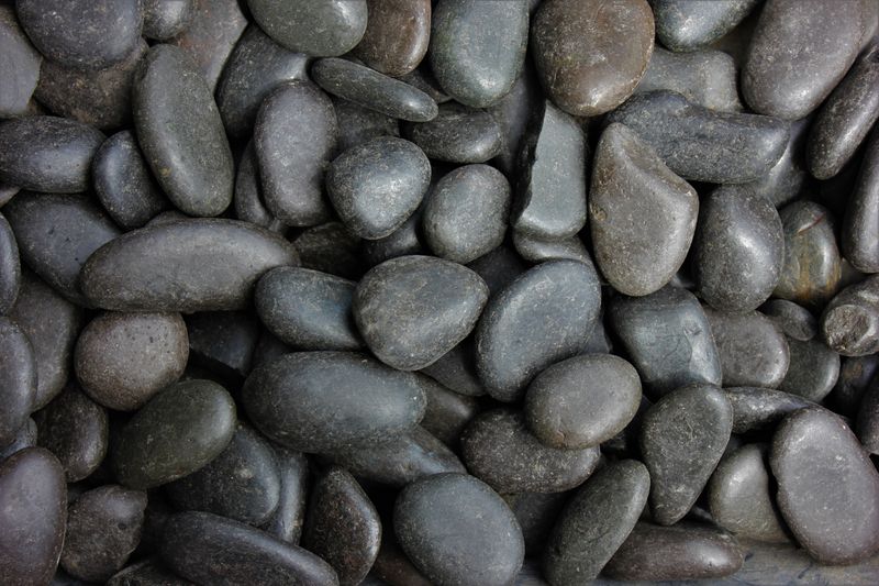 Polished Black Pebble | 20-10mm (1ltr Bag)