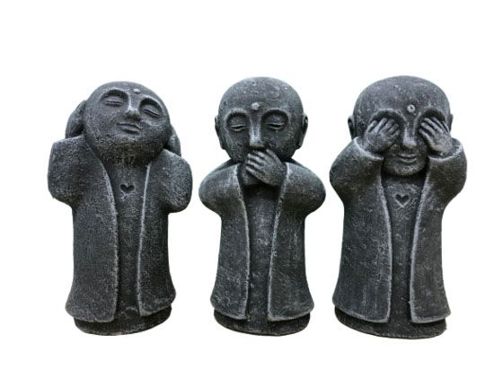 No Evil Monk (Set of 3)