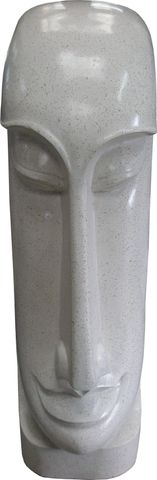 Terrazzo Easter Island Head (White)