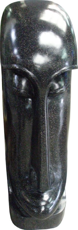 Terrazzo Easter Island Head (Black)