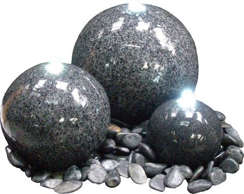 Granite Spheres Set