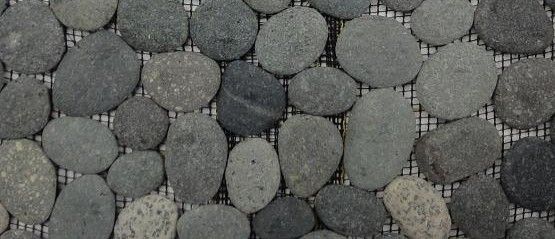 (Pebble) Black Sumatra | 100x300mm | Interlocking