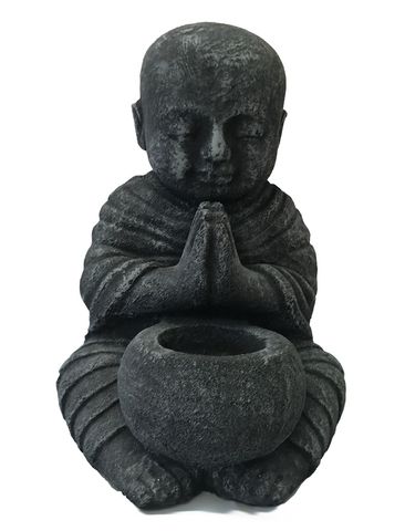 Praying Monk with Bowl