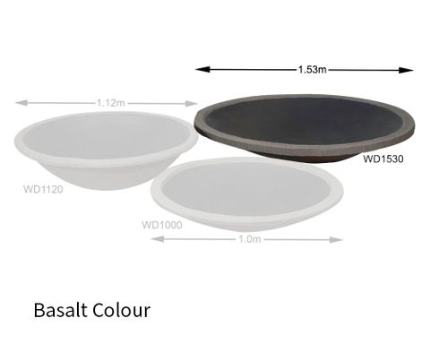 adwater® Water Dish | Large (Basalt)