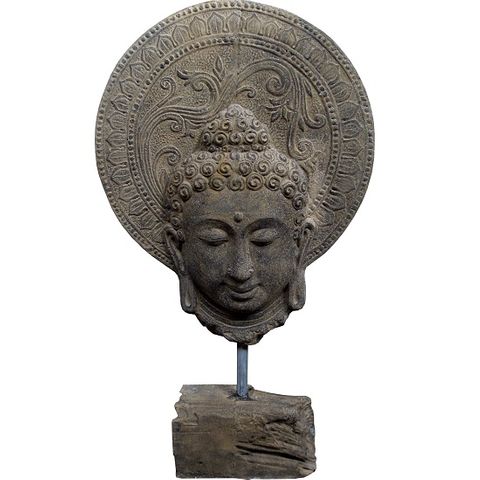 Buddha Head on Stand