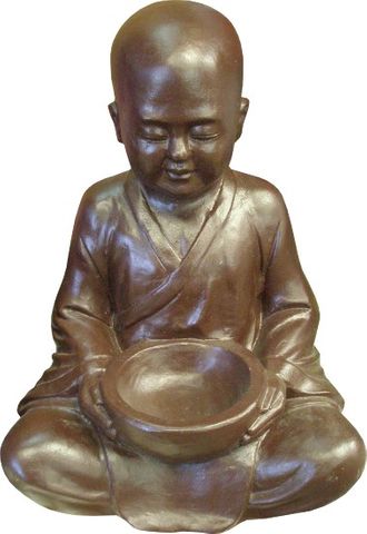 Gold Monk with Alms Bowl