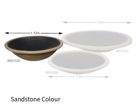 adwater® Water Dish | Medium (Sandstone)