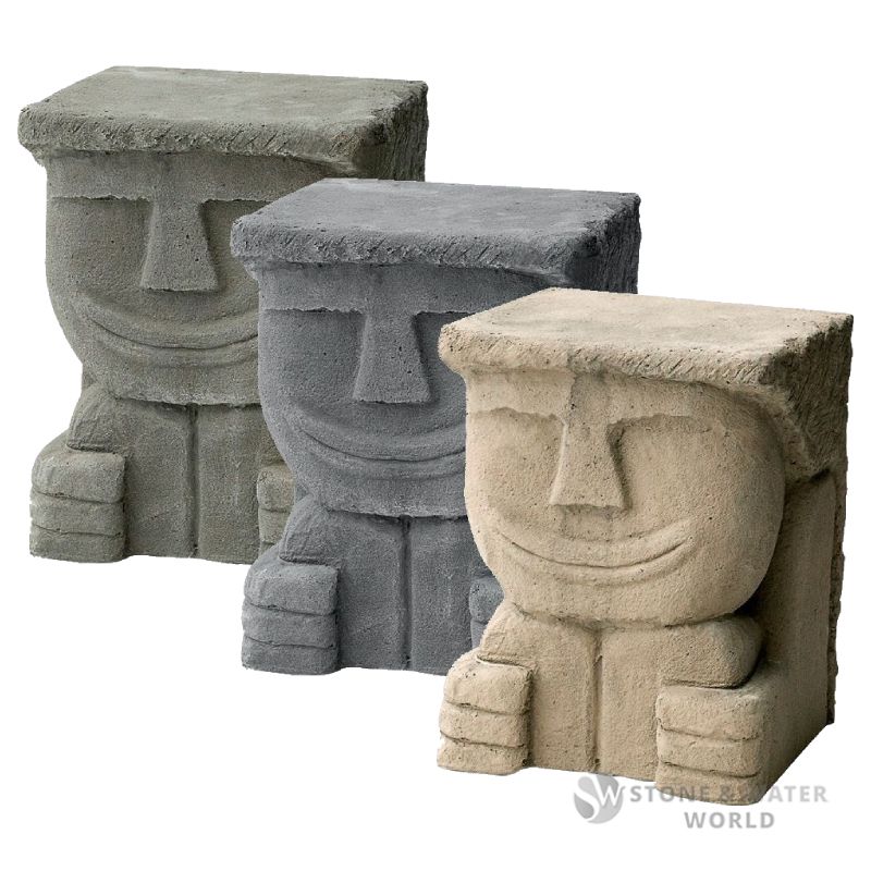 Aztec Sculptural Seat (Basalt)