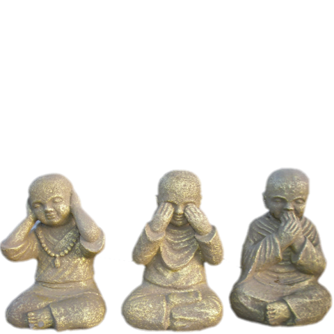 Three Wise Buddhas (Sitting)