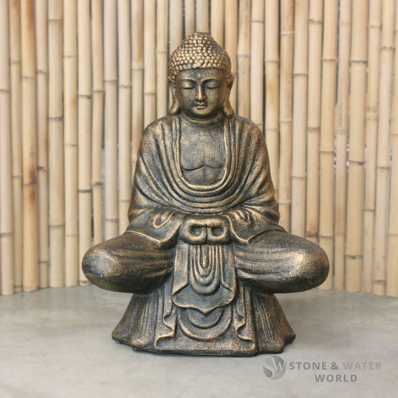 Gold Lotus Buddha (Large)