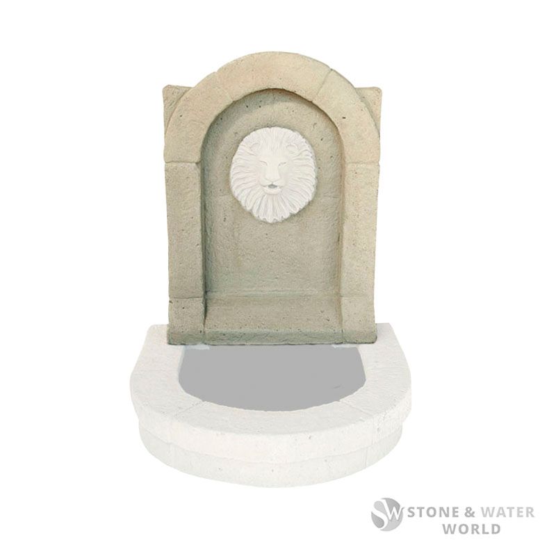 adwater® Lion Fountain | Wall Unit (Sandstone)