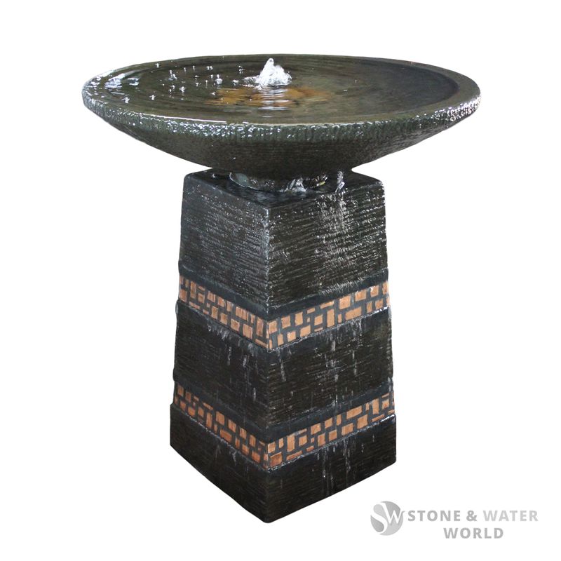 Copper Inset Fountain (BOWL & PLINTH ONLY)