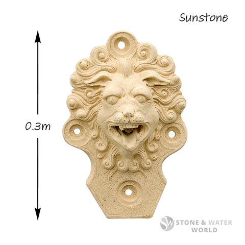 Classical Lion Plaque (Sunstone)