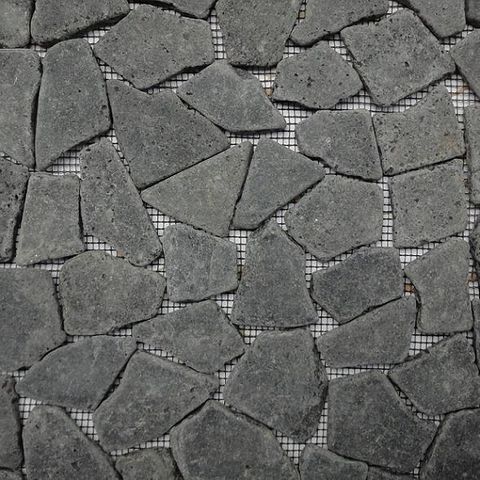 (Flat) Black | 300x300mm | Interlocking