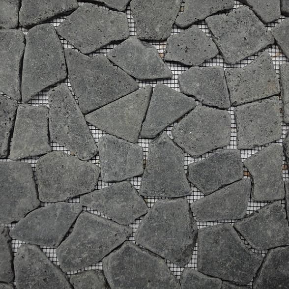 (Flat) Black | 300x300mm | Interlocking