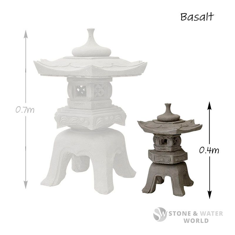 Oriental Lantern (Small | Basalt)