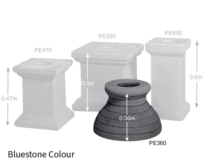 Round adwater® Pedestal (Bluestone)