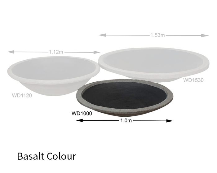 adwater® Water Dish | Small (Basalt)