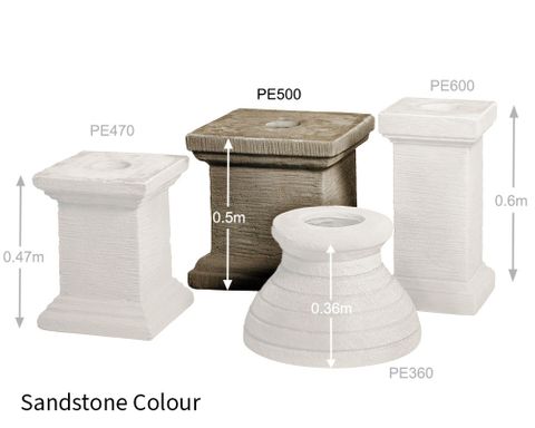 Square adwater® Pedestals