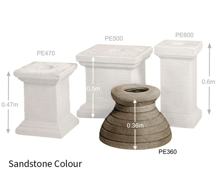 Round adwater® Pedestal (Sandstone)