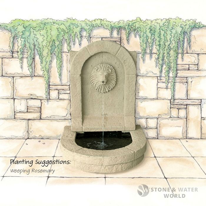 adwater® Lion Fountain