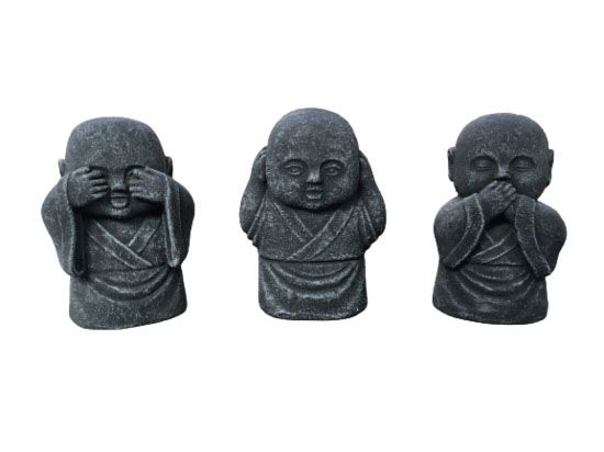 No Evil Monks (Set of 3)