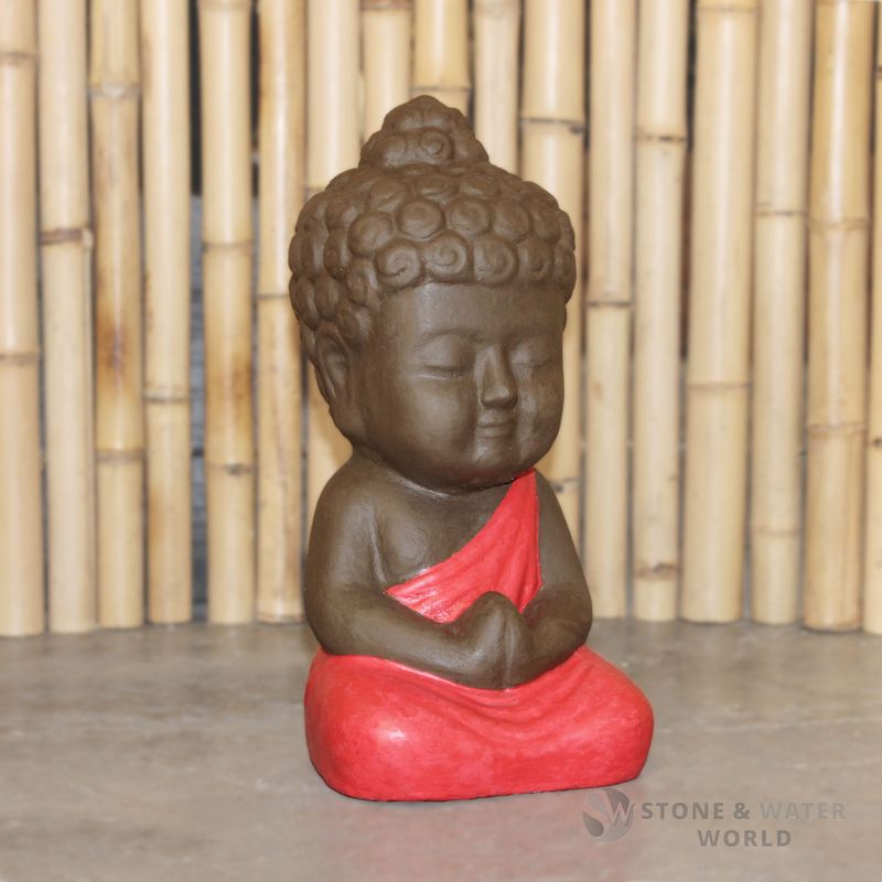 Small Colourful Buddha (Red)