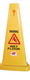 WET FLOOR SAFETY CONE 68CM