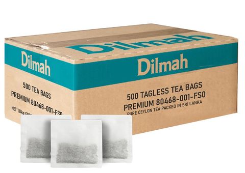 DILMAH CEYLON TAGLESS TEA BAGS (500)