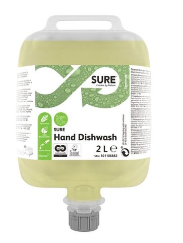 SURE HAND DISHWASH CONC (3x2L)