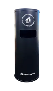 HYGIENE NIX GYM WIPE DISPENSER STAND. BLACK