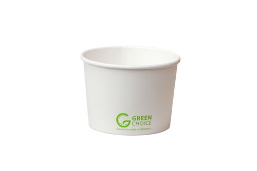 GREEN CHOCIE SINGLE WALL SOUP BOWL 16OZ (500)