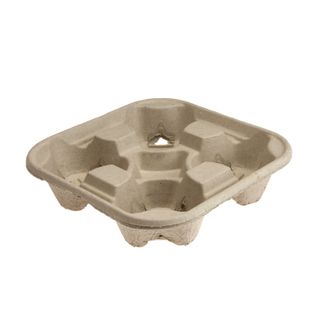 GREEN CHOICE PULP 4 CUP HOLDER (300)