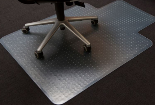 CHAIRMAT PVC KEYHOLE 900 X 1200